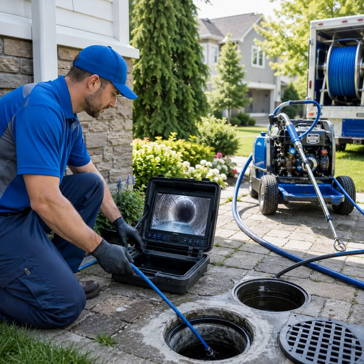 Outdoor drain cleaning professionals serving Leonardsville, NY